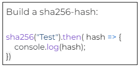 SHA 256 auth snippet